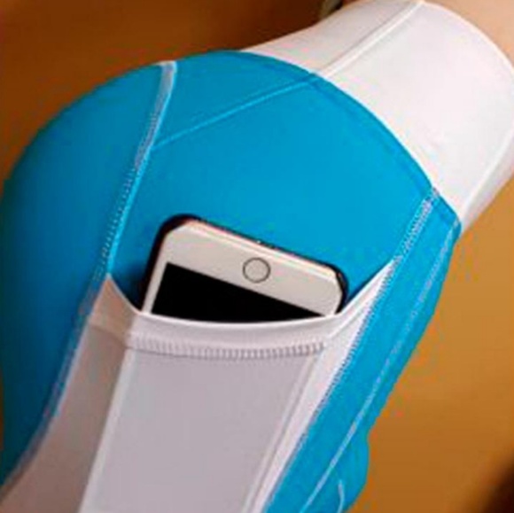 Yoga Gym Leggings Pants w/Pockets - Picture 2 of 4